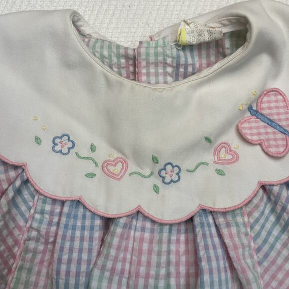 Vintage Seersucker Romper - Picture 3 of 4